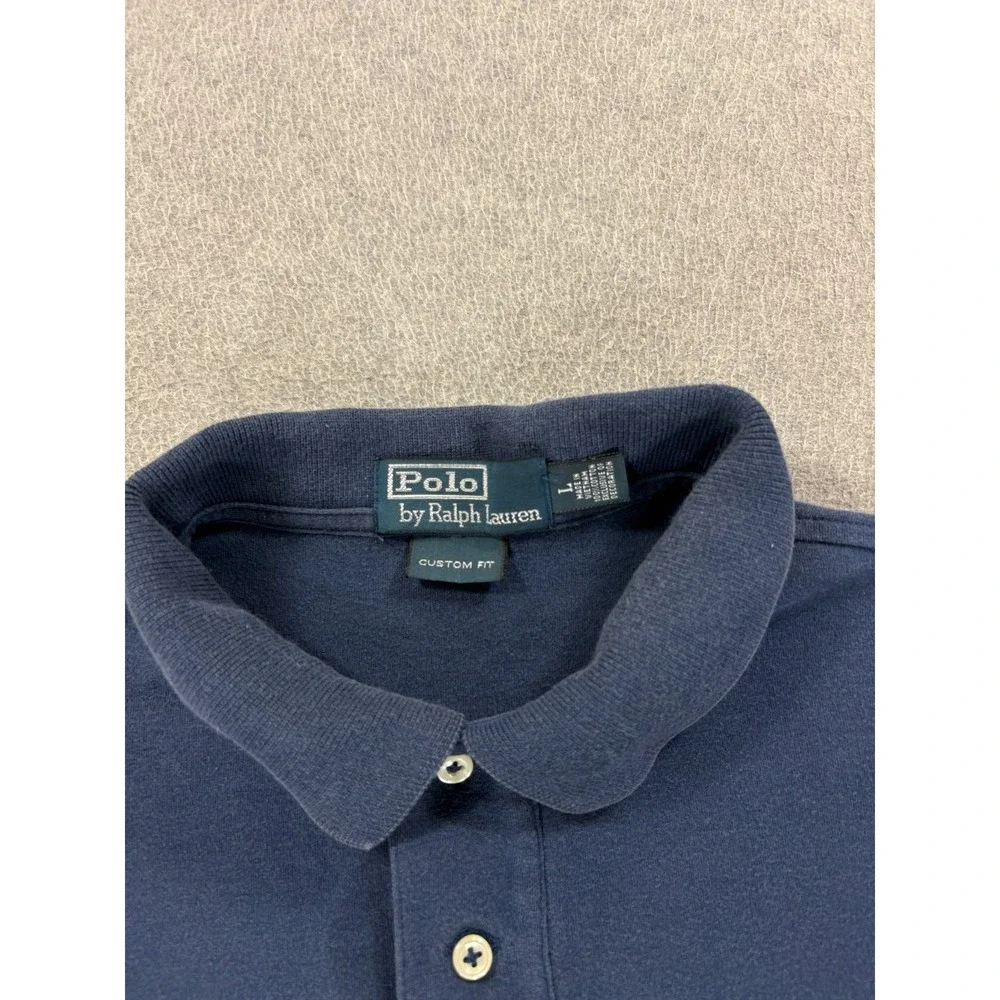 Polo Ralph Lauren Classic Solid S/S Polo Shirt (Men's Large) Blue